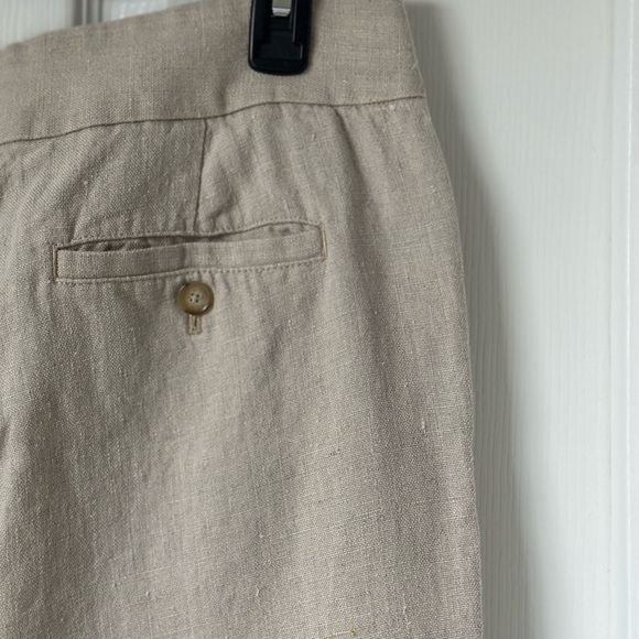 LOFT Women's Cream Wide Leg Pants - Picture 4 of 4